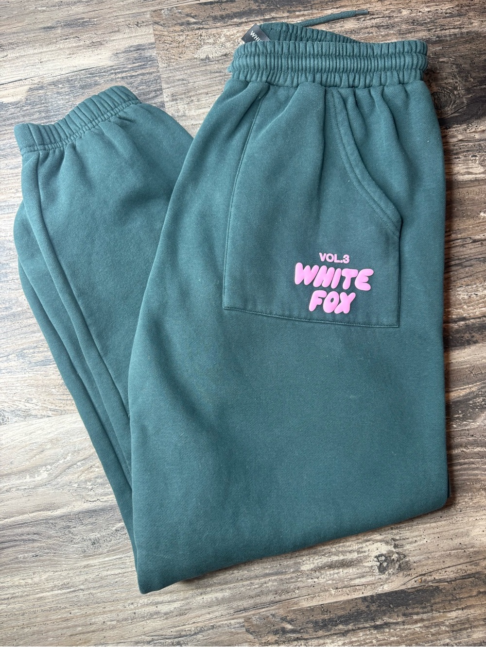 White fox sweatpants
